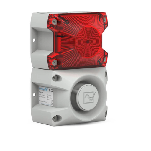 [13858] PATROL PA X 1-05 Blitzschallgeber, 18-30 V DC, rot